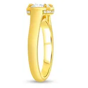 Antique Style Engagement Ring in Yellow Gold (100-00690)