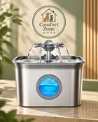 3.2L Stainless Steel Cat Water Fountain with Quiet Pump