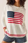 Catalina Flag Sweater - Red, White, and Blue