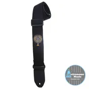 2" HENRY HELLER COTTON WITH EMBROIDERED DESIGN BLK