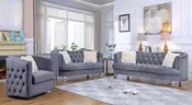 AFREEN Gray Sofa & Loveseat