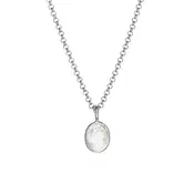 Sterling Silver White Topaz Pendant