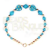 Adult StarHeart Birthstone Bracelet