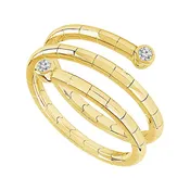 2-Stone Flexible Fashion Ring