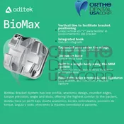 100 Kits Brackets 7×7 BioMax 022 Roth Hook 3,4,5 w/2800 pcs (100 patients) Aditek