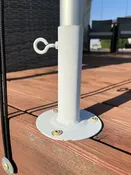 1 3/8" Metal Canopy Foot - Montana Canvas