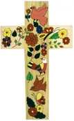 3" Flower Cross of Hope - El Salvador
