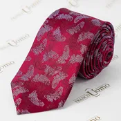 NT108 Luxe Woven-Silk Ruby Necktie — Franco Uomo