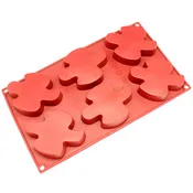 6-Cavity Silicone Leaf Muffin, Cupcake, Brownie, Cornbread, Cheesecake, Panna Cotta, Pudding, Jello Shot and Soap Mold