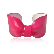 Bright Pink Candy Ribbon Cuff