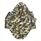 A Barking Pup Camo Dog Raincoat