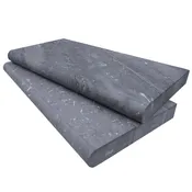 Aegean Grey Marble Sand Blasted 12x24x2 Single Bullnose Coping