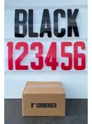 8″ Flexible Plastic Sign Letters for Changeable Signs Condensed Font 8-15/16″ Panel 300 count