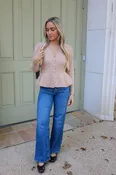 Amina Khaki Cardigan Sweater