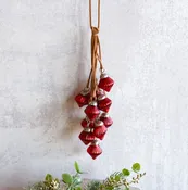 10pc Red Ornament Bunch