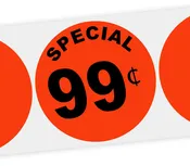 99 Cent Special Labels