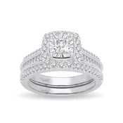 14K 0.64CT Diamond Bridal Ring
