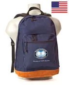 "Bomber" Suede Bottom Backpack