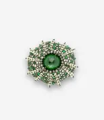 Demantoid Sea Urchin Ring
