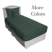 Buffalo Plaid Hugger Comforter with Two Tailored Corners