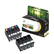 Compatible 10 Pack DEL 34 Premium High Yield Ink Cartridges