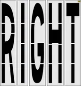 100" Montana DOT RIGHT Stencil