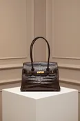Alligator Bag with 14k Gold Hardware