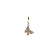 Large Butterfly Lock Charm