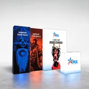 10ft Graffiti Backlit Trade Show Display Kit GB10F