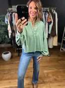 After All Olive Pullover