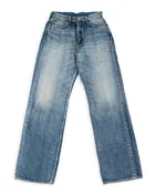 0107SSHW - Womens' Wide Straight "Monroe" - Heavyweight Indigo Blue