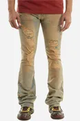 TNT M Blue Distressed Skinny Flare Jeans - Stacked Flare Fit