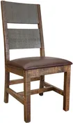 Antique Multicolor Dining Chair