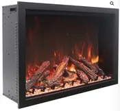 Amantii TRD 30″ Traditional Series Built-In Electric Fireplace