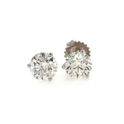 1.90 Carat TW Diamond Stud Earrings