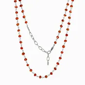 32'' inch Carnelian Necklace