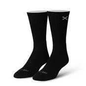 3 Pack Cotton Basix Crew Black Knit Socks
