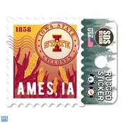 Iowa State Ames Corn Postage Stamp Sticker 2"