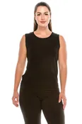 000- Atu 3 Sleeveless Tank- Black