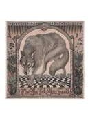 135x135 Large Silk Scarf-The Wolf You Feed - Desert/Dawn