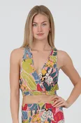Floral Racer Back Blouse