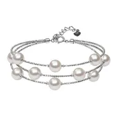 Akoya 3 Strand Sparkle Bracelet