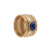 BE ELECTRIC Ring with Central Lapis Stone