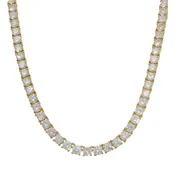 12.00ctw Four-Prong Diamond Tennis Necklace