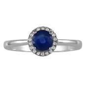 10 Karat White Sapphire Ring