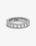 Ashley Infinity Ring - Silver|White Diamondettes