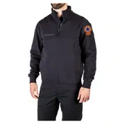 1/4 Zip Job Shirt-NHTI Paramedic w/ NHTI Paramedic patch and back logo