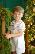 Boy's Christmas Button-On