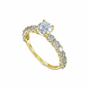 Abbey Brilliant Round Engagement Ring