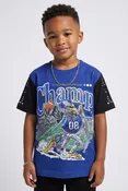 Champ Premium Embellished Blue Kids Tee